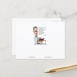 Kerr/London James Joyce & English Is Folter Quote Postkarte