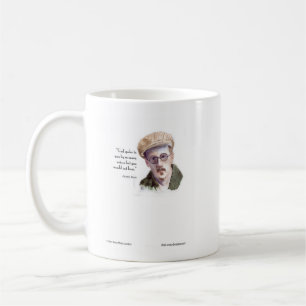 Kerr/London James Joyce & "God Spoke" Zitat Kaffeetasse