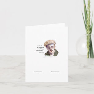 Kerr/London James Joyce & "Gott sprach" Zitat Karte