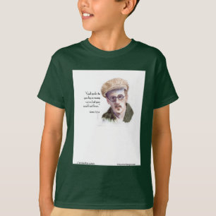 Kerr/London James Joyce & "Gott sprach" Zitat T-Shirt