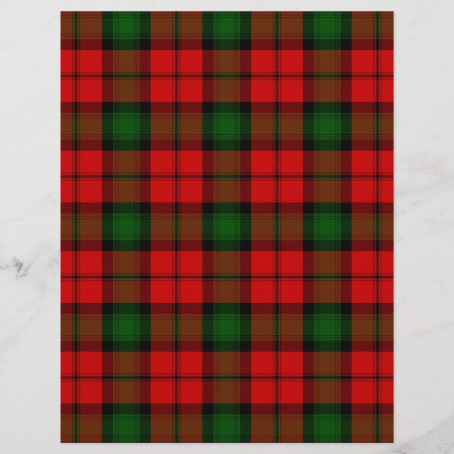 Kerr tartan rot kariert (Vorderseite)