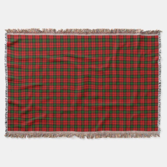 Kerr tartan rot kariert decke (Vorderseite)