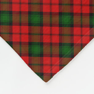 Kerr tartan rot kariert fleecedecke
