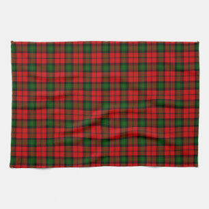 Kerr tartan rot kariert geschirrtuch