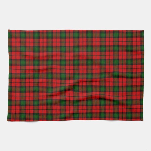 Kerr tartan rot kariert geschirrtuch (Horizontal)