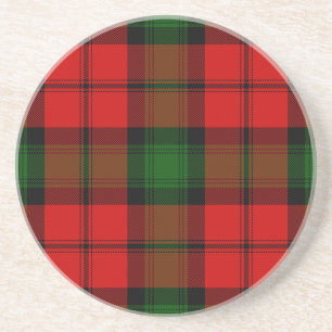 Kerr tartan rot kariert getränkeuntersetzer