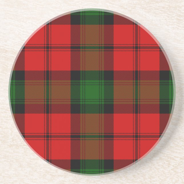 Kerr tartan rot kariert getränkeuntersetzer (Vorne)