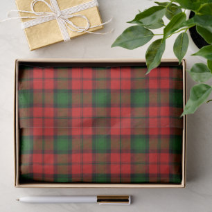 Kerr tartan rot kariert seidenpapier