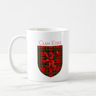 Kerr Tartan Scottish Kariert Lion Rampant Kaffeetasse