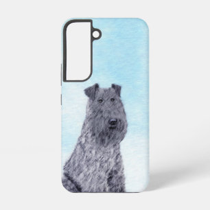 Kerry Blue Terrier Malerei Süße Original-Hunde-Kun Samsung Galaxy Hülle