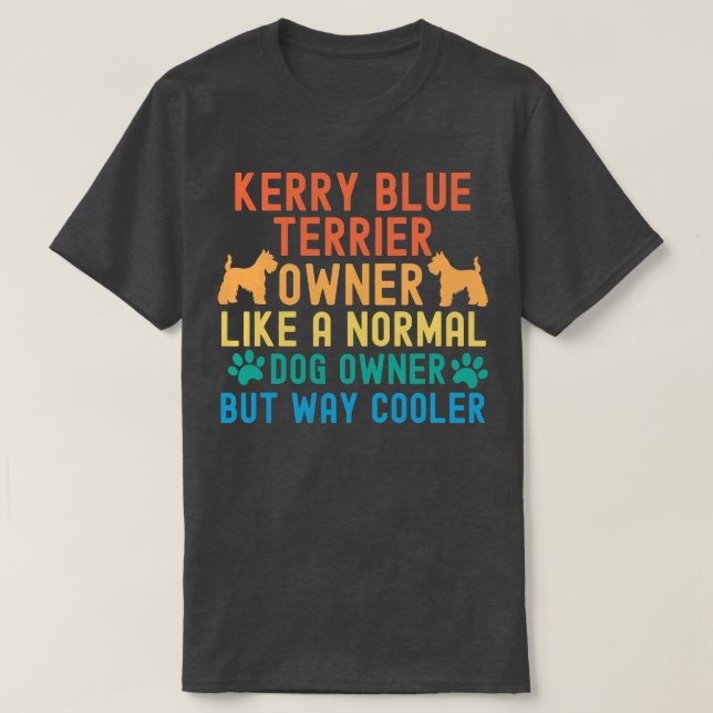 Kerry Blue Terrier Owner T-Shirt (Design vorne)