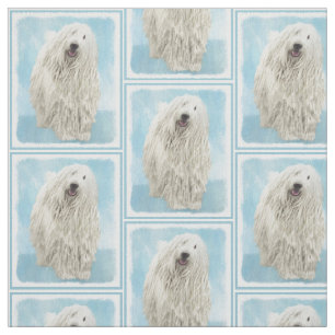 Kerry Blue Terrier Painting - Niedliches Original  Stoff