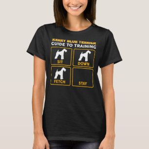 Kerry Blue Terrier T - Shirt Funny Guide to Traini
