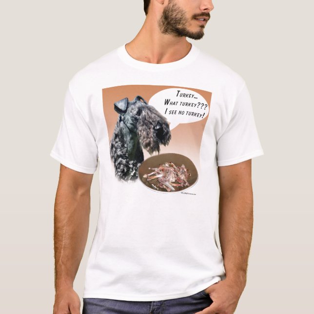 Kerry Blue Terrier Türkei T-Shirt (Vorderseite)