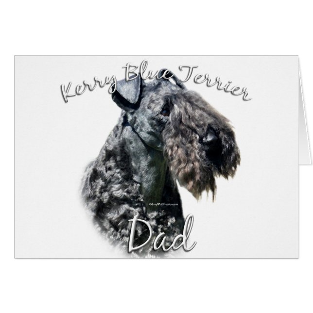 Kerry Blue Terrier Vater 2 (Vorderseite (Horizontal))