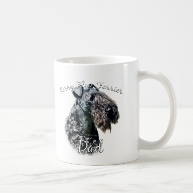 Kerry Blue Terrier Vater 2 Tasse (Rechts)