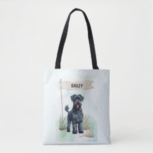 Kerry Blue Terrier Wasserfarben Personalisiert