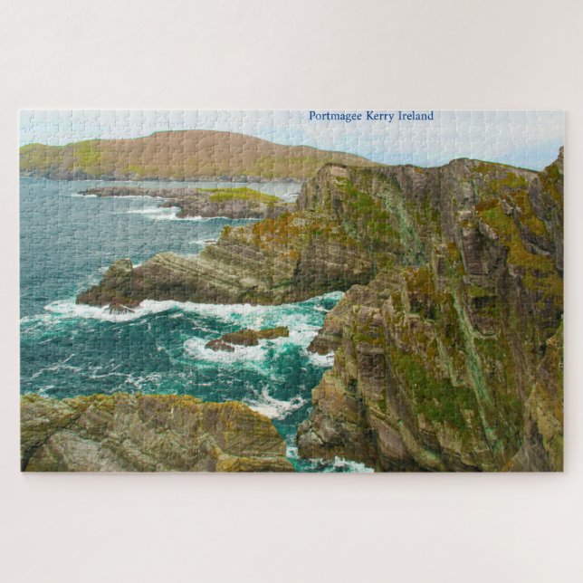 Kerry Cliffs Portmagee Kerry Irland. Jigsaw Puzzl Puzzle (Horizontal)