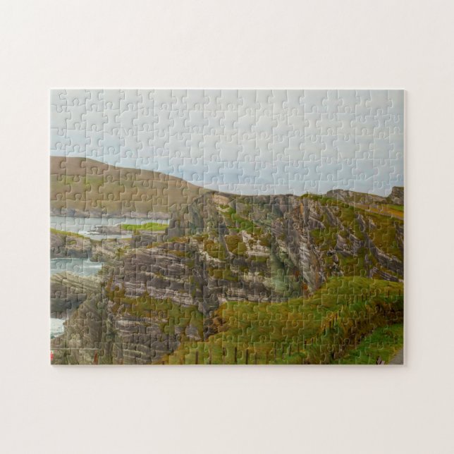 Kerry Cliffs Portmagee Kerry Irland. Puzzle (Horizontal)
