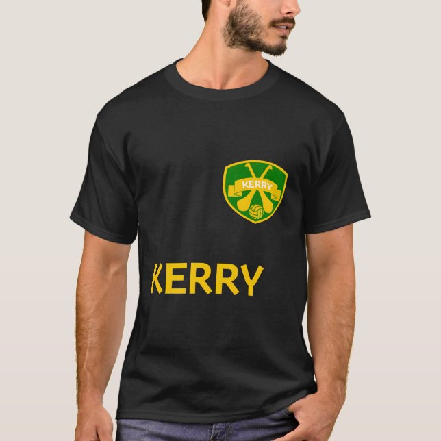Kerry Football und Hurling Jersey T-Shirt (Vorderseite)