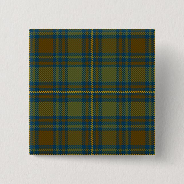 Kerry Landkreis Irish Tartan Button (Vorderseite)
