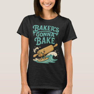 Ker's Gonna Ke Nudelholz Surfing Mehl Design T-Shirt