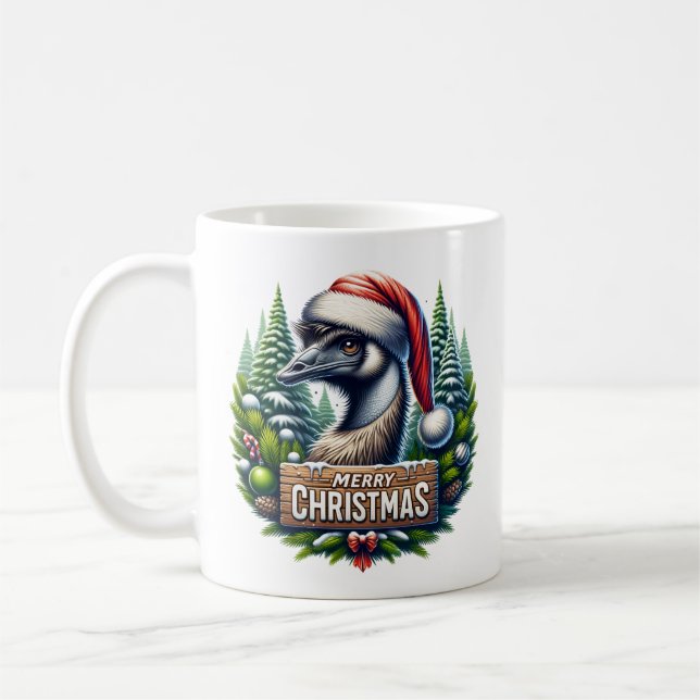 Kerst Emoe Kaffeetasse (Links)