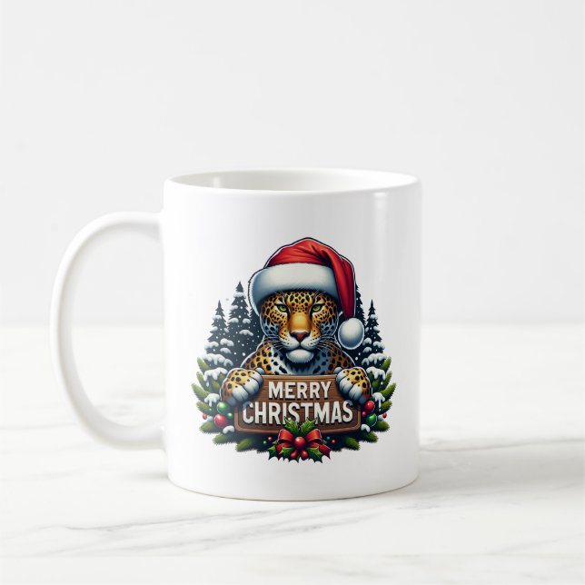 Kerst Jaguar Kaffeetasse (Links)