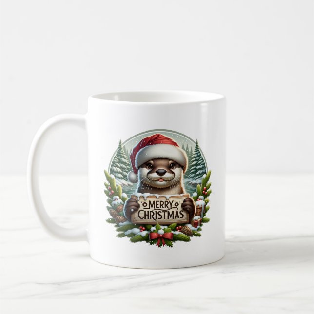 Kerst Otter Kaffeetasse (Links)