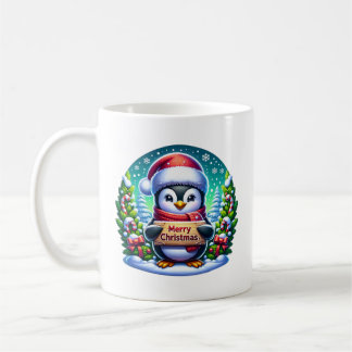 Kerst Penguin Kaffeetasse