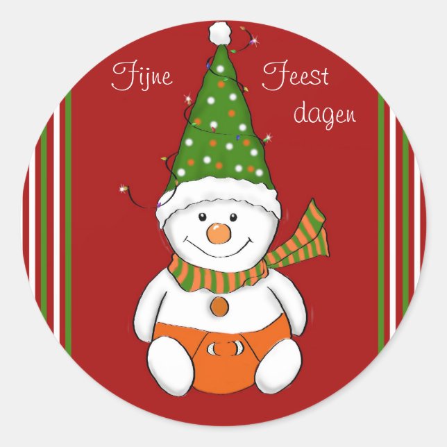 kerst stickers          ... (Vorderseite)