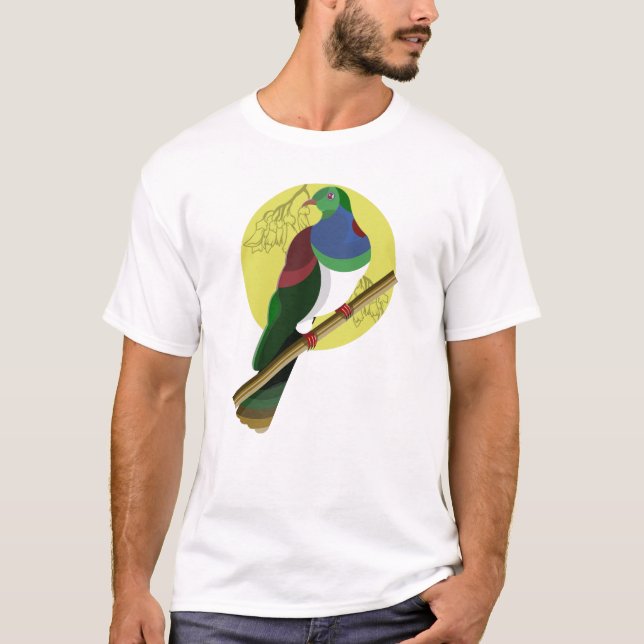 KERURU Holztaube NZ BIRD T-Shirt (Vorderseite)