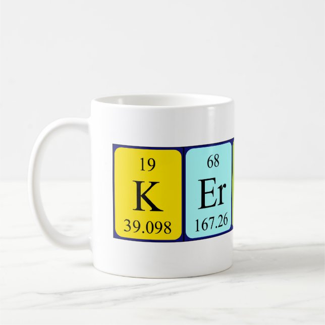 Kervin Periodenname Tasse (Links)