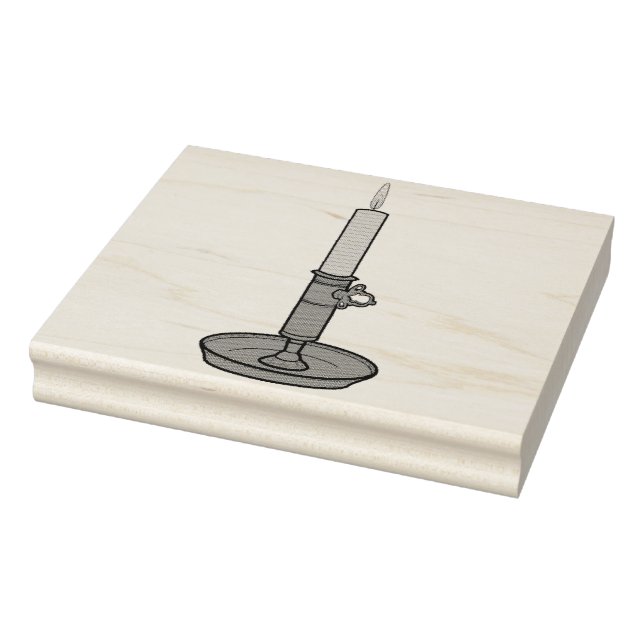 Kerze 01 gummistempel (Stempel)