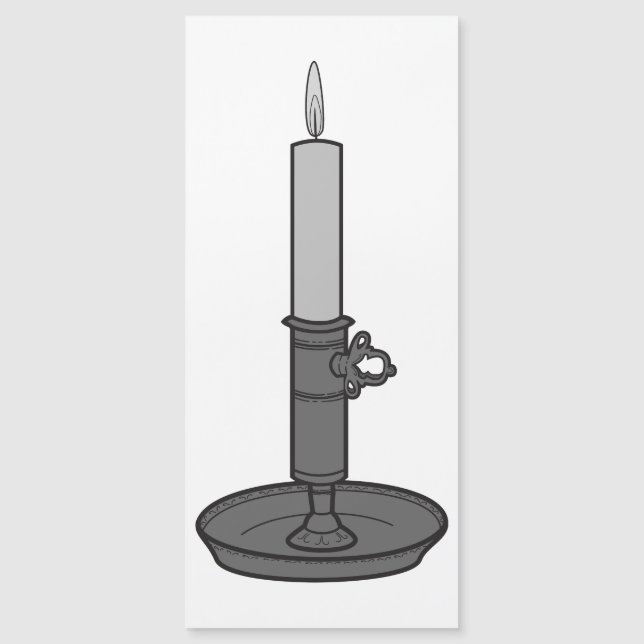 Kerze 01 magneteinladung (Vorderseite)