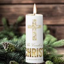 Kerze Christi Advent Geboren Weihnachten