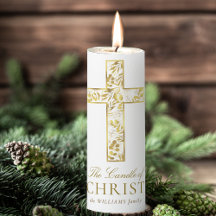 Kerze Christi Advent Vorbereitet den Weg Weihnacht