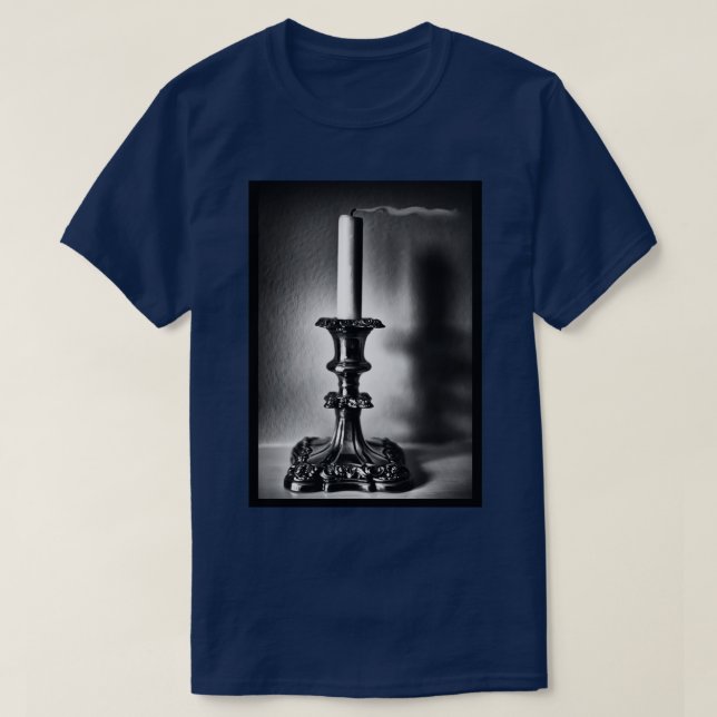 Kerze im Wind T-Shirt (Design vorne)
