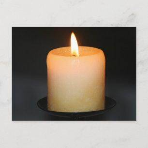 Kerze Postkarte