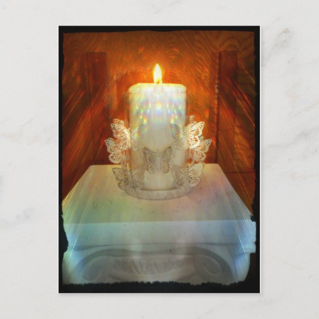 Kerze Postkarte (Vorderseite)