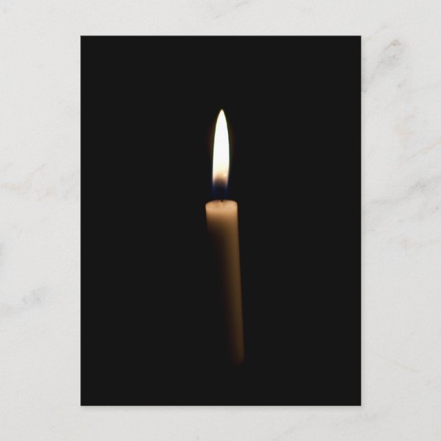 Kerze Postkarte (Vorderseite)