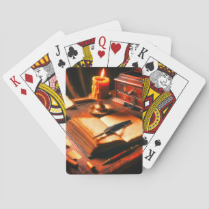 Kerze Spielkarten