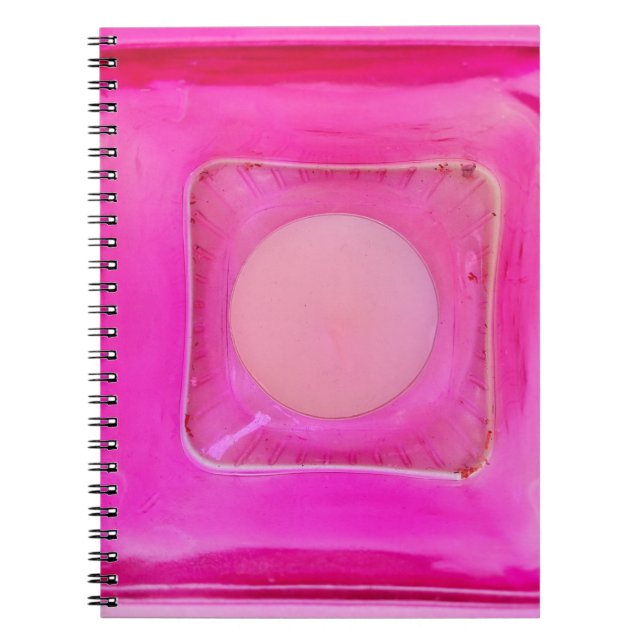 Kerze, süß rosa Liebe Kerzenlicht Notizblock (Vorderseite)