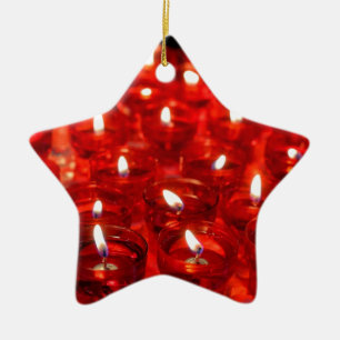 Kerzen anzünden keramikornament