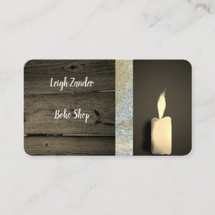 Kerzen Boho Mystik Lebenscoach Reiki Visitenkarten Visitenkarte