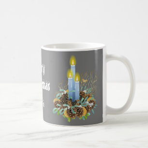 Kerzen Cookies Whimsical Magical Snow Xmas Kaffeetasse