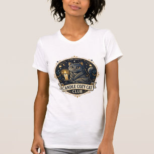 Kerzen Cozy Cat Cat Dad Geschenkidee - Kerzen Cozy T-Shirt