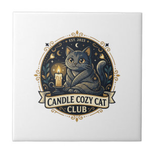 Kerzen Cozy Katze Katze Papa Geschenk Idee - Kerze Fliese