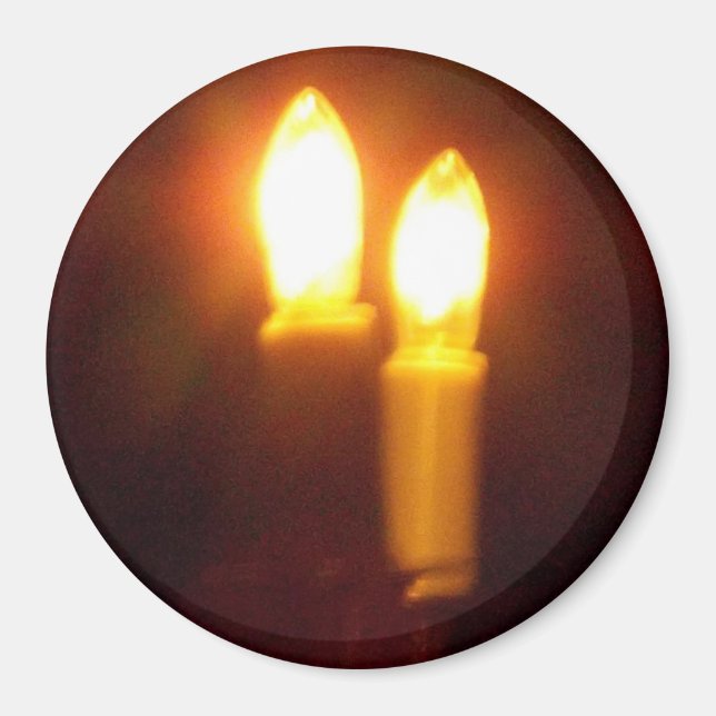 Kerzen-Foto Magnet (Vorne)