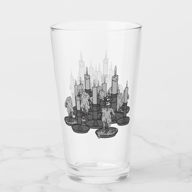 Kerzen Glas (Vorderseite)